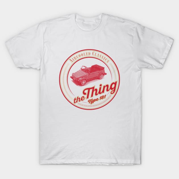 the THING in Red&Gold T-Shirt by Maestral